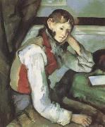 Boy with a Red Waistcoat (mk09), Paul Cezanne
